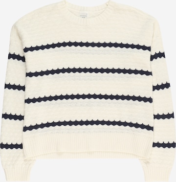 Pullover di Abercrombie & Fitch in bianco: frontale