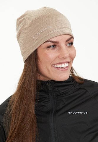 ENDURANCE Athletic Hat 'Nevier' in Brown
