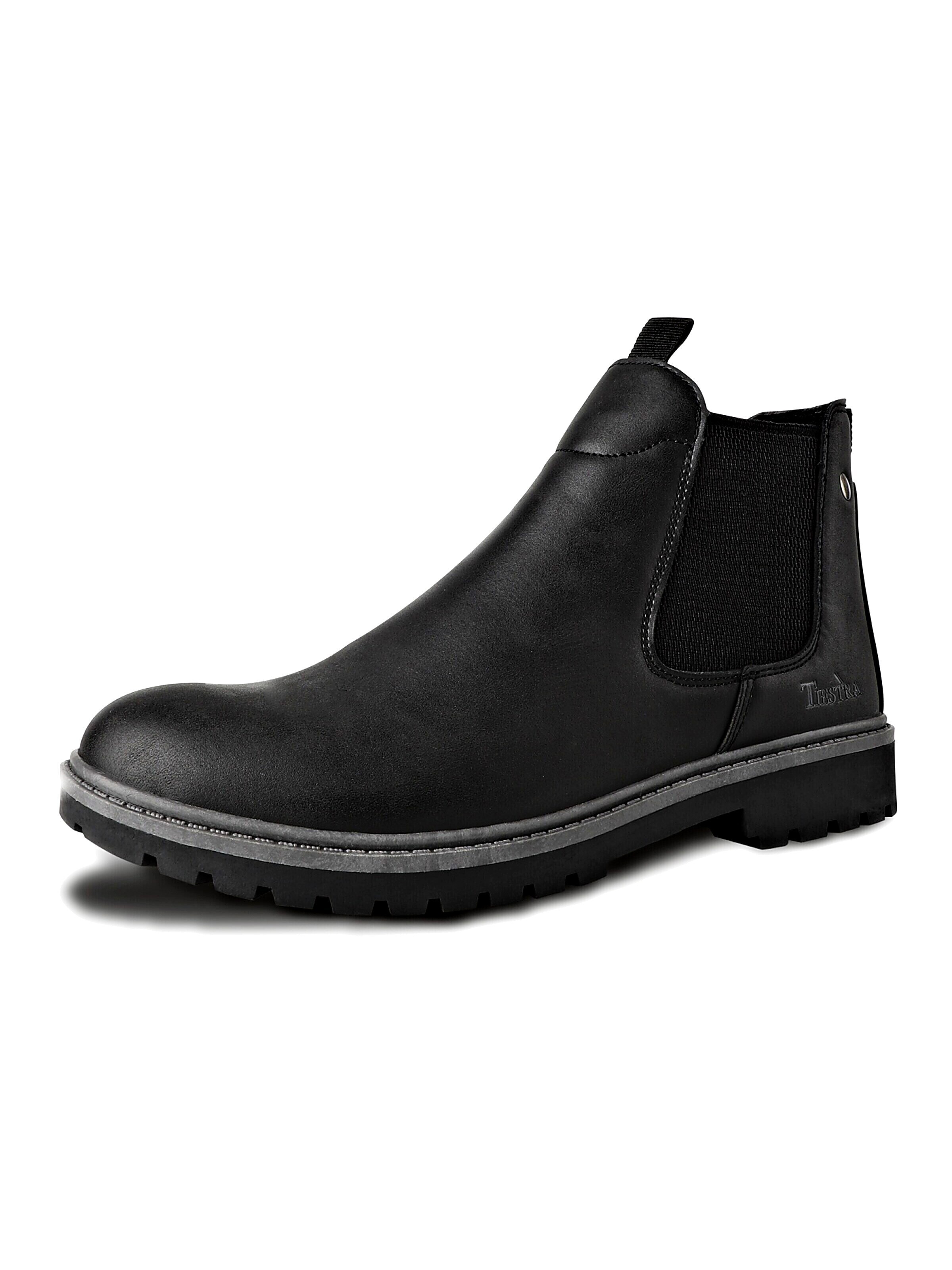 Tiestra Chelsea Boots 'TIESTRA Herren Chelsea Stiefel, Pull On Knöchel Stiefel mit Griff Sohle' in 42 in Black, Item view