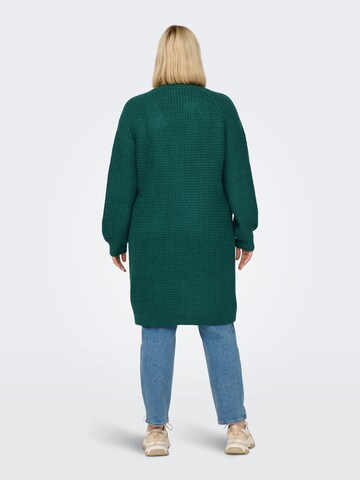 ONLY Carmakoma Knit Cardigan 'Mirla' in Green