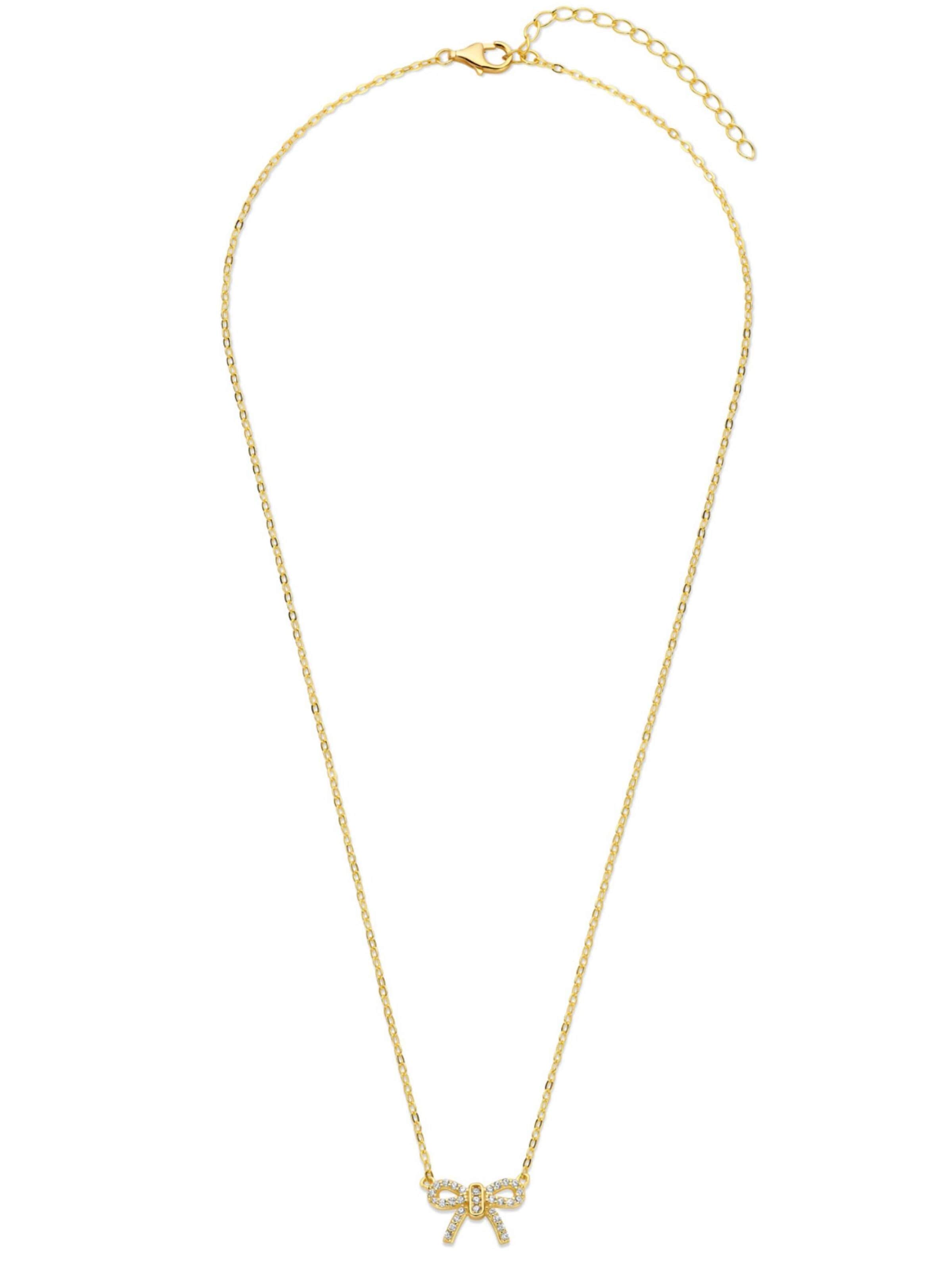 Kamiko Necklace 'BOW' in Gold: front