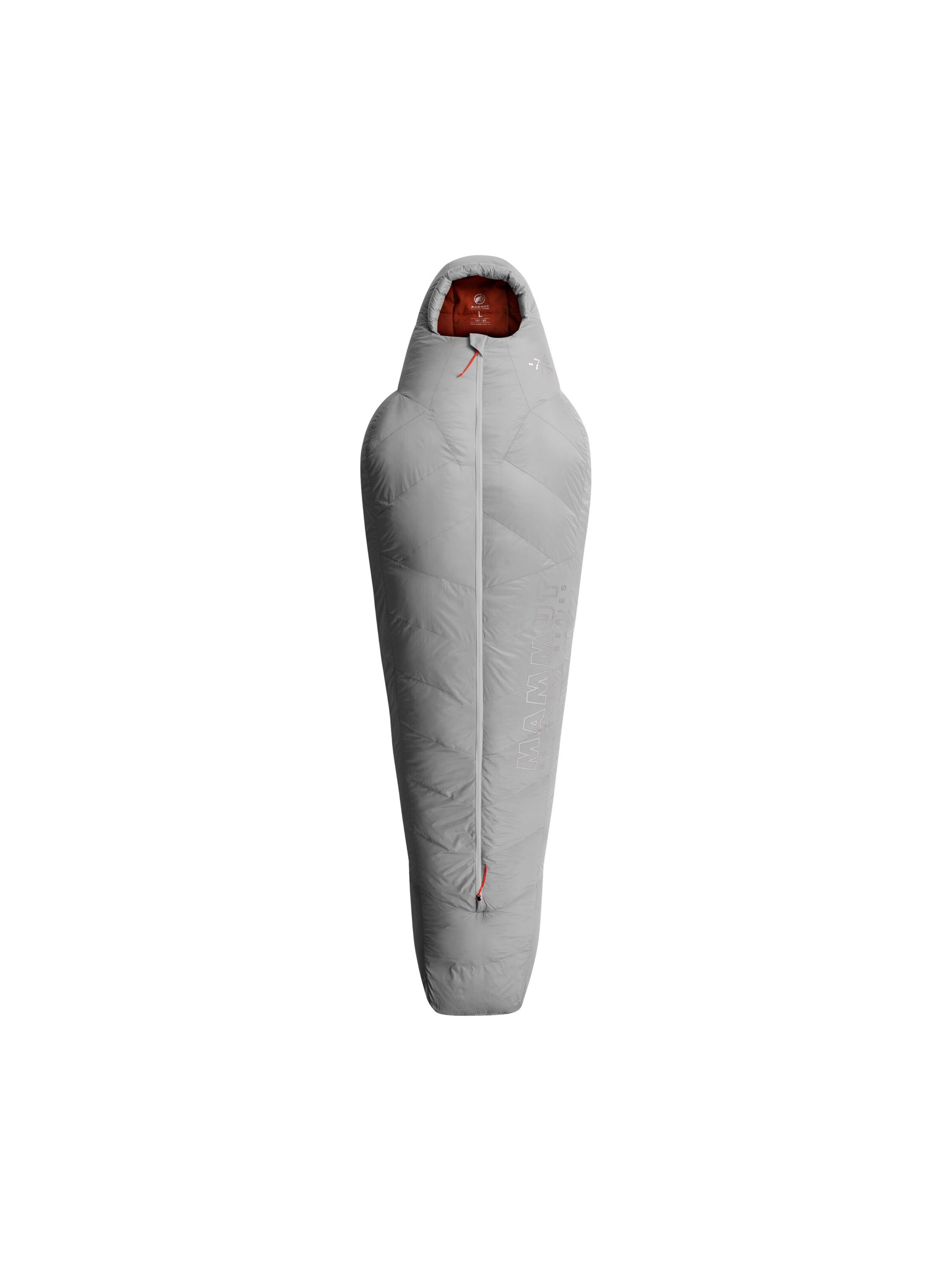 MAMMUT Schlafsack  'PERFORM DOWN BAG' in Grau: Vorderseite