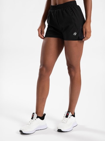 Regular Pantalon de sport 'Katy' Gorilla Wear en noir : devant
