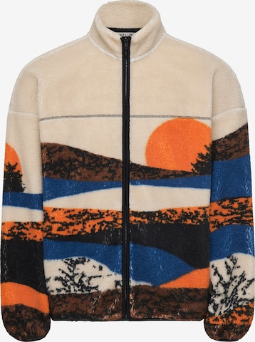 Only & Sons Флисовая куртка 'ONSADAM' в Бежевый: спереди