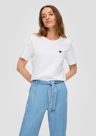 s.Oliver T-Shirt in Weiß: Vorderseite