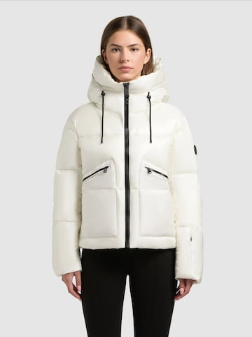 khujo Winterjacke 'LUNA' in Weiß: Vorderseite