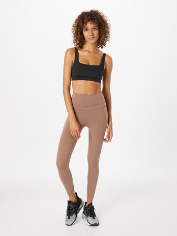 Varley Skinny Workout Pants 'Let's Move' in Grey