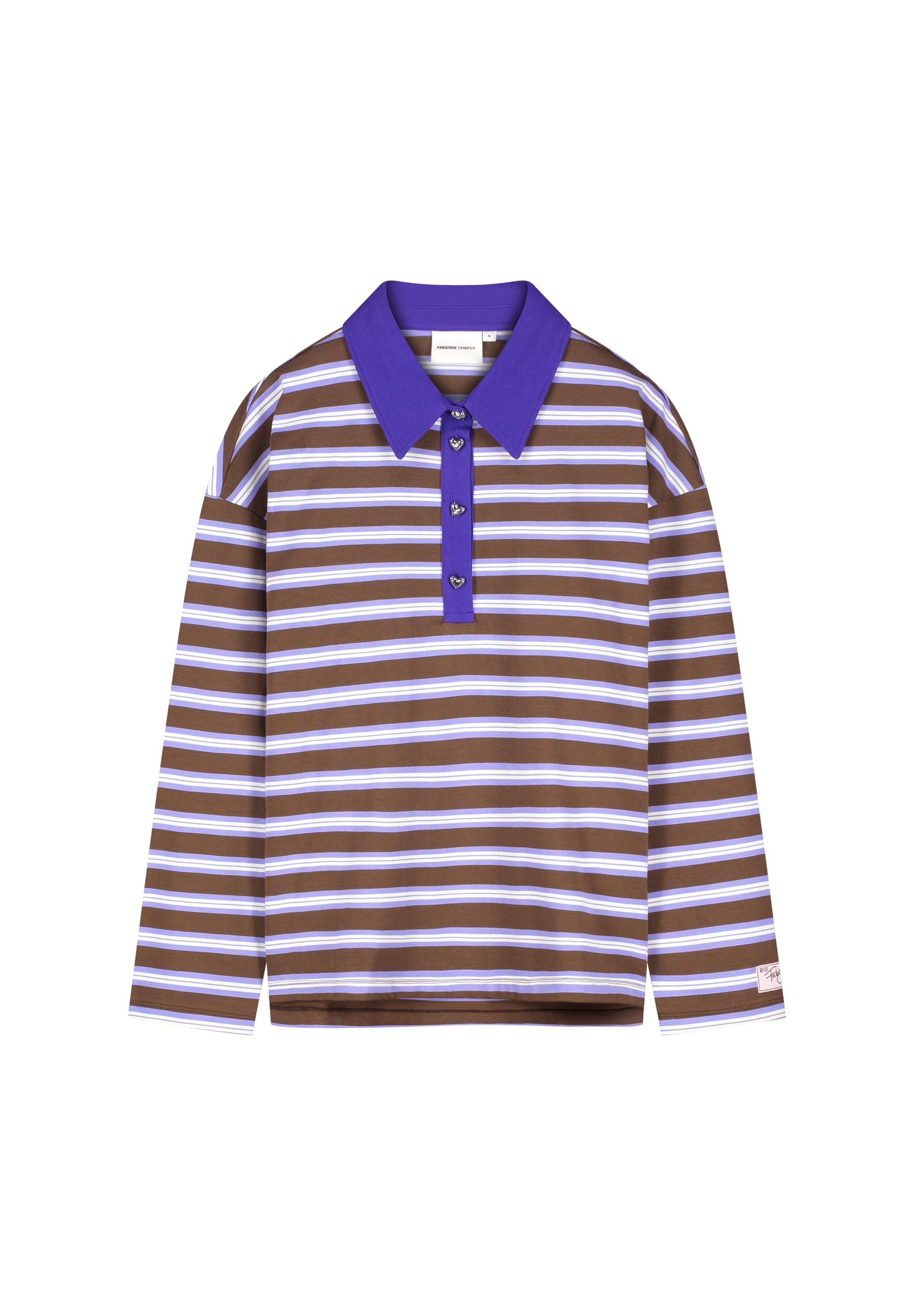 Fabienne Chapot Sweatshirt in Bruin: voorkant