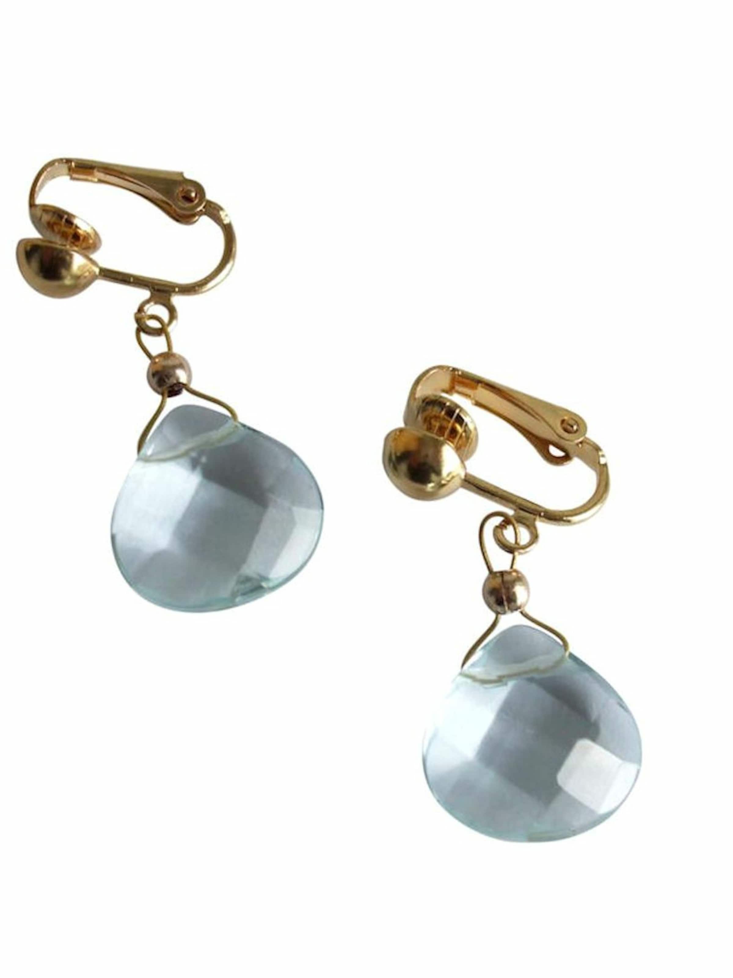 Gemshine Oorbellen in Goud: voorkant