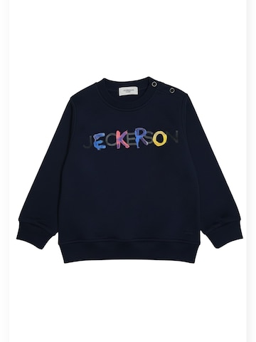 Sweat 'Felpa girocollo blu per neonato' Jeckerson en bleu : devant