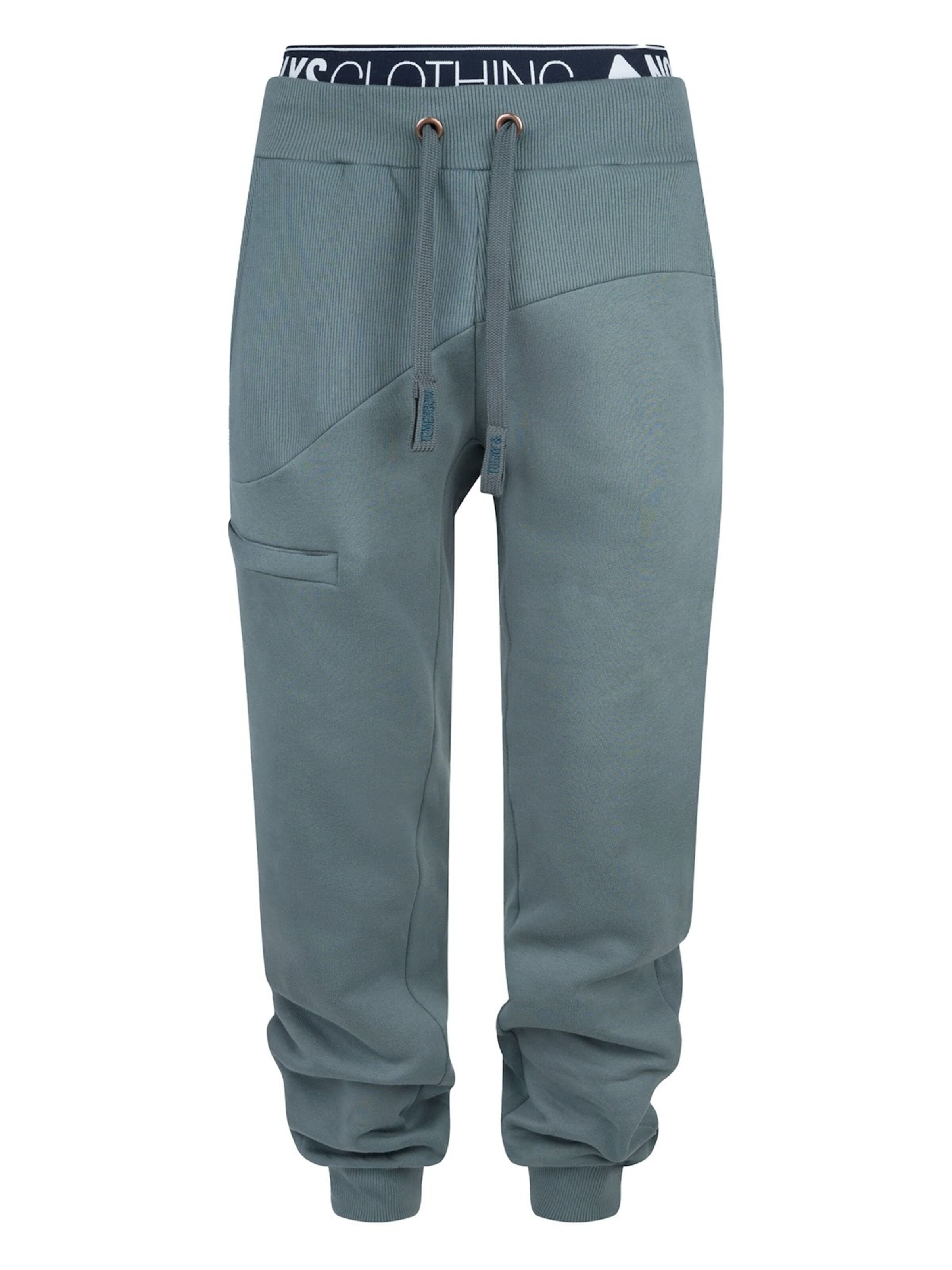 NOORLYS Workout Pants 'STIEFBUCK' in Blue: front