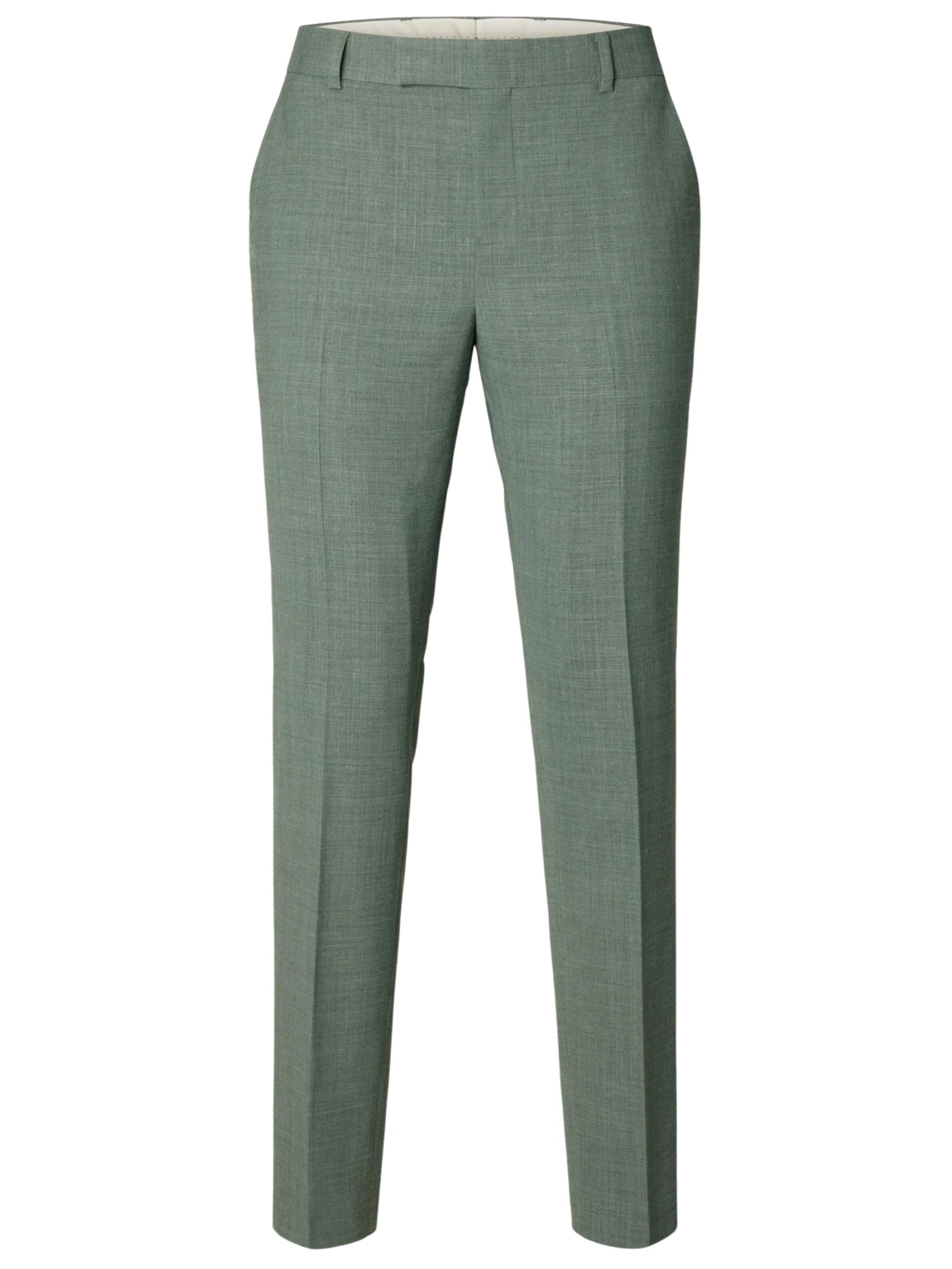 Slimfit Pantaloni '16087871' di SELECTED in verde: frontale