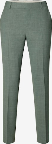 Slimfit Pantaloni '16087871' di SELECTED in verde: frontale