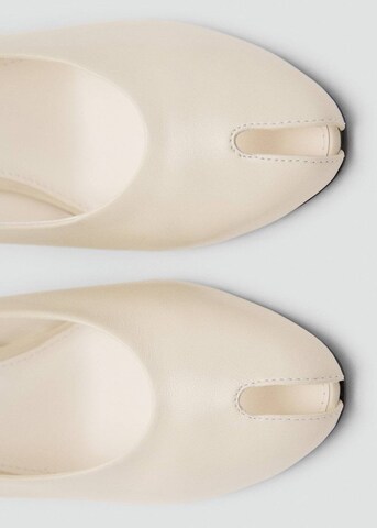 MANGO Slingpumps 'Popa' in Beige