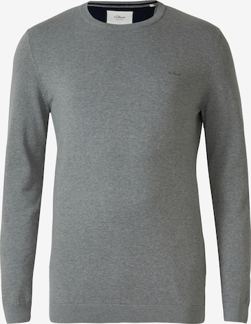 s.Oliver Pullover in Grau: Vorderseite