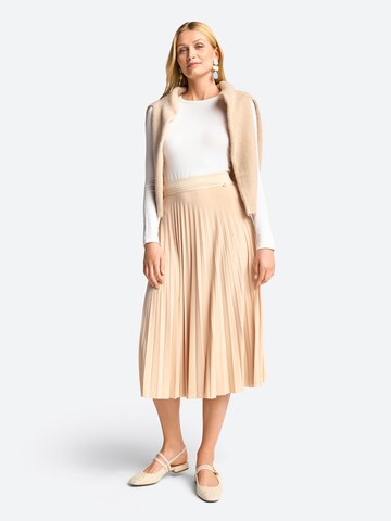 Rich & Royal Rok in Beige: voorkant