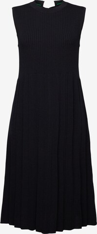 ESPRIT Knitted dress in Black: front