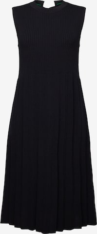 ESPRIT Knitted dress in Black: front