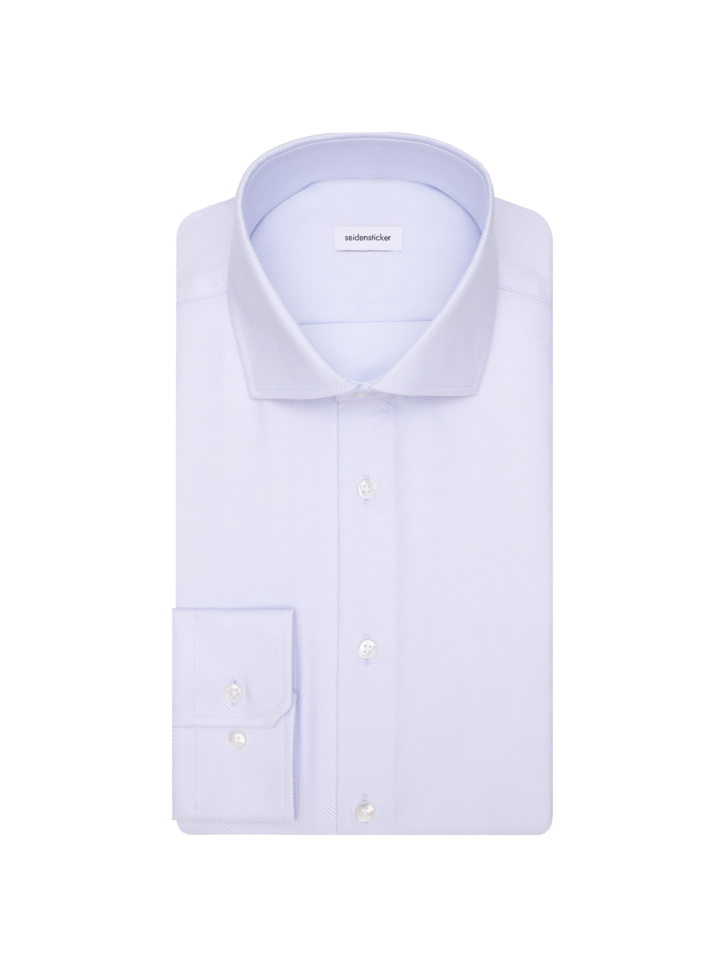 Coupe regular Chemise business 'Schwarze Rose' SEIDENSTICKER en bleu
