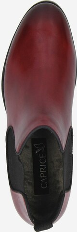 CAPRICE Chelsea Boots in Rot