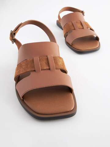 Next Sandale 'Forever Comfort' in Braun