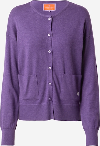 Cardigan 'Lalena' LIEBLINGSSTÜCK en violet : devant