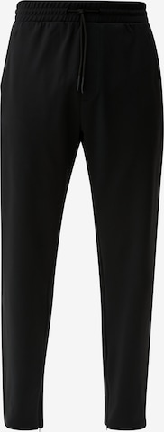 QS Regular Pants in Black: front