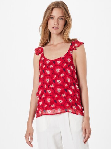 La petite étoile Top in Rood: voorkant