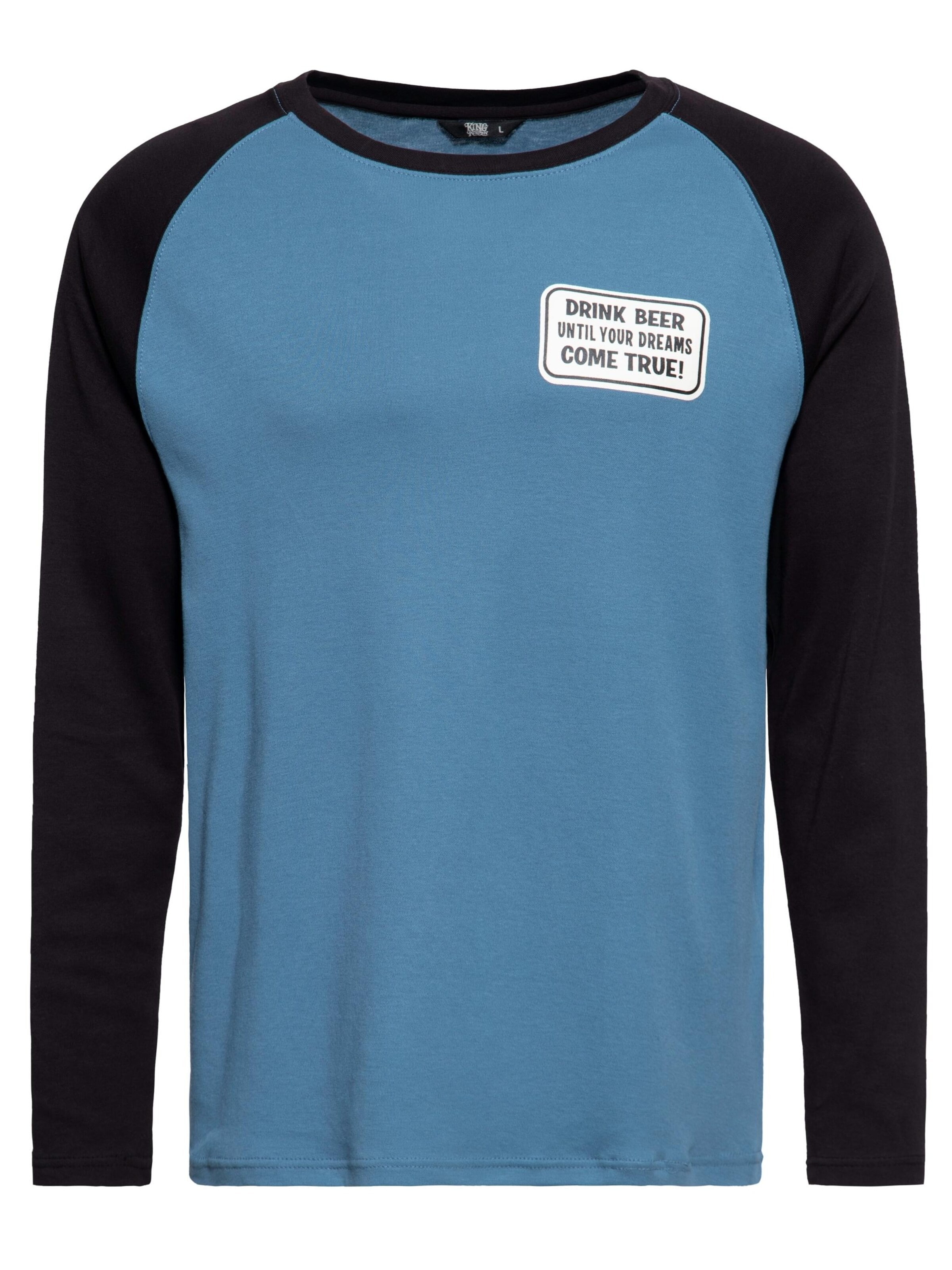 King Kerosin Shirt 'Ring-a-ding ding' in Blau: Vorderseite