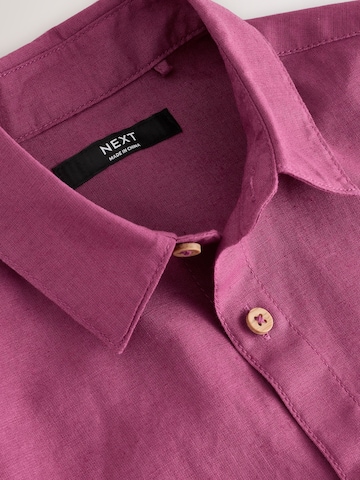 Next Regular Fit Hemd in Pink