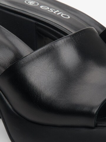 Estro Pantolette '54-2301'‌‌‌‌‌‌‌‌‌ in Schwarz