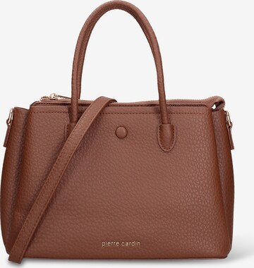 PIERRE CARDIN Handbag in Brown: front