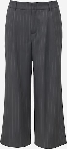 pilka studioselect Plačios klešnės Klostuotos kelnės 'Zelda': priekis