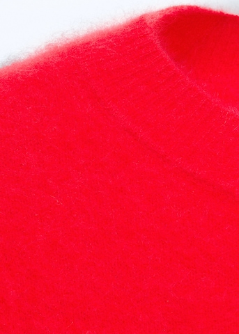 Pull-over 'INES' MANGO en rouge