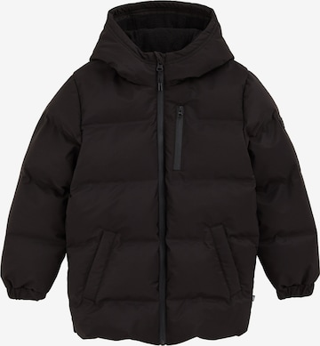 juoda WE Fashion Demisezoninė striukė: priekis