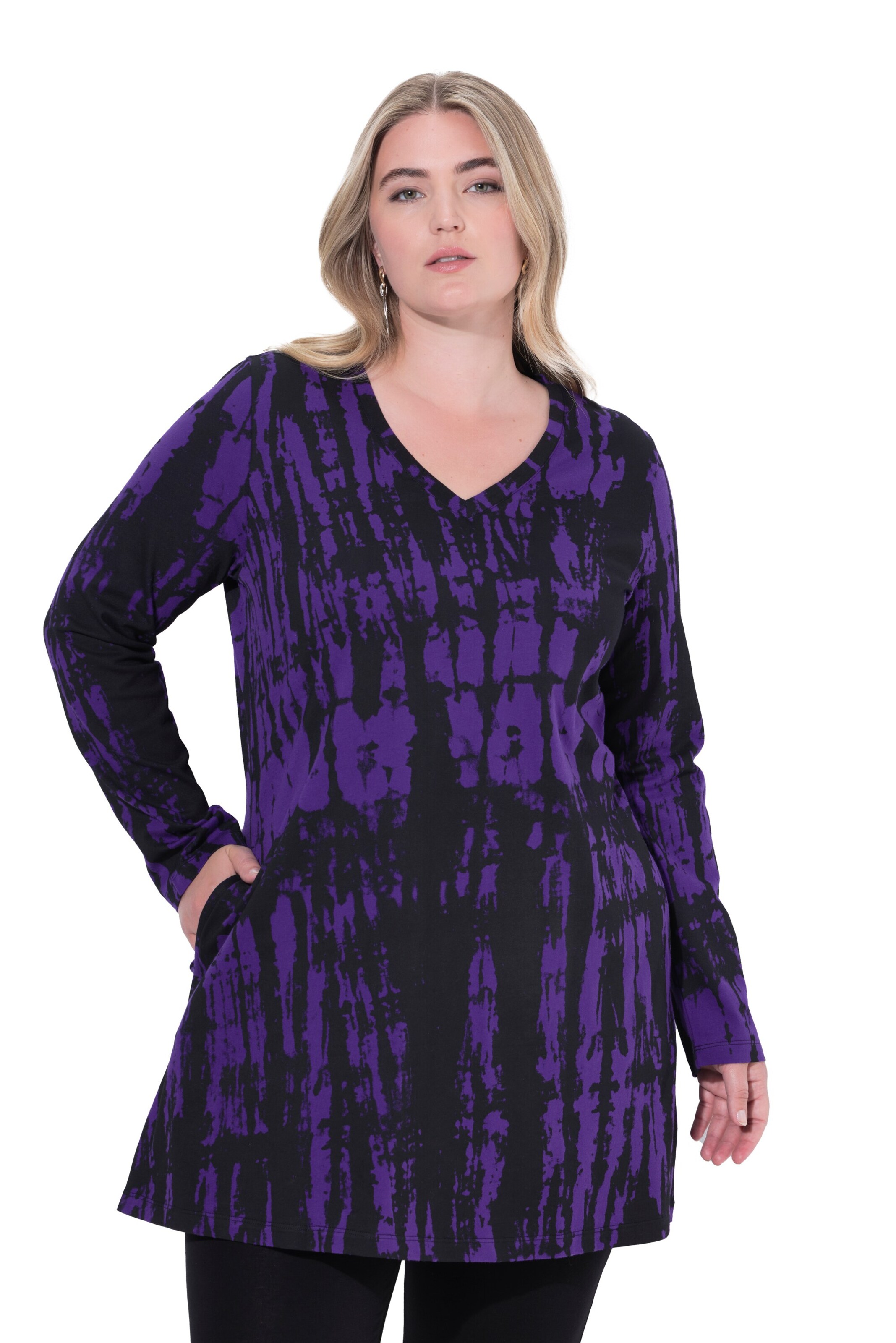 Ulla Popken Shirt in Purple: front