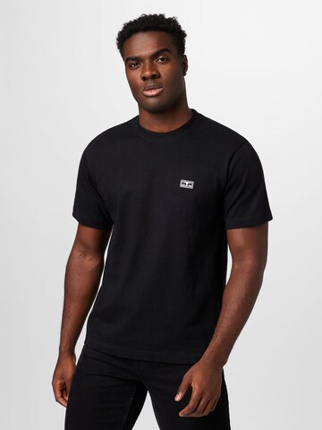 Obey - Camiseta en negro: frente