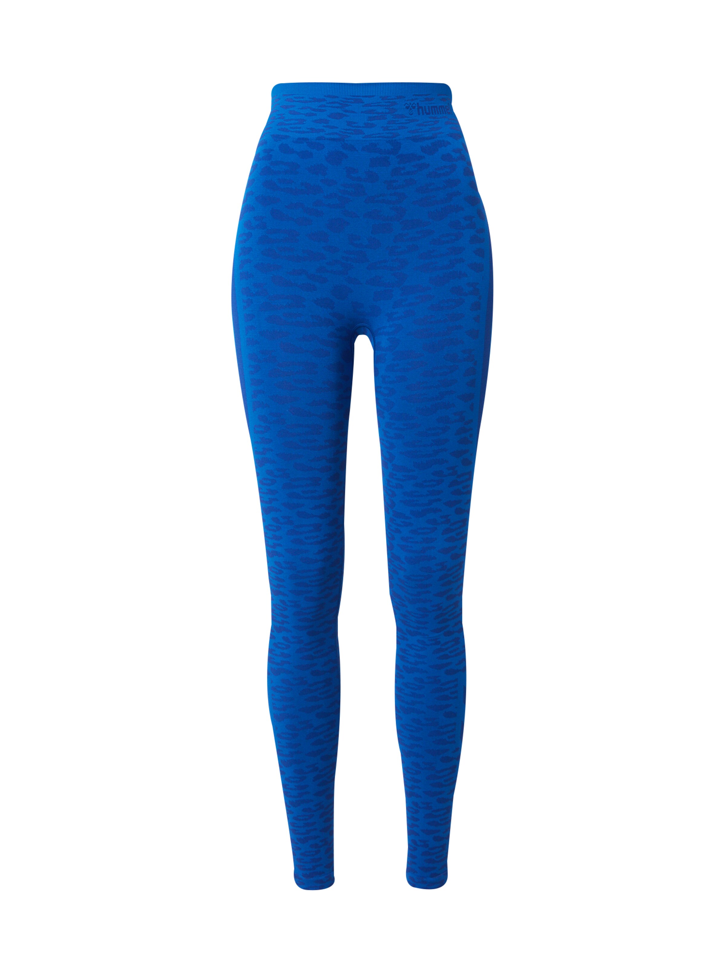 Hummel Skinny Sporthose 'MT' in Blau: Vorderseite