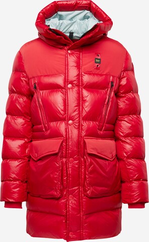 Parka invernale di Blauer.USA in rosso: frontale