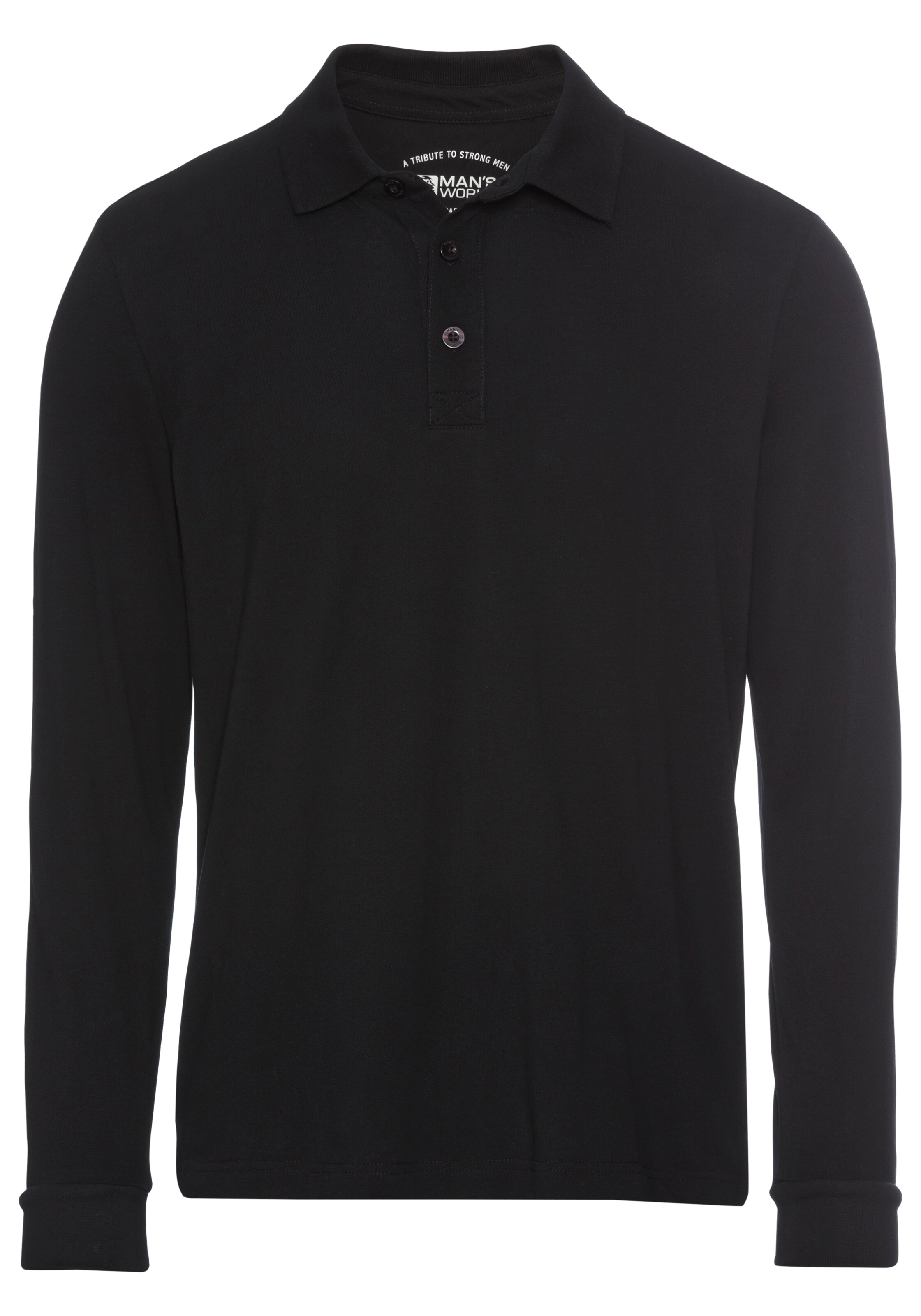 Man's World Shirt in Schwarz: Vorderseite