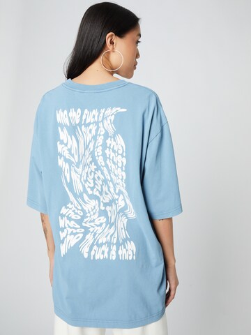 ABOUT YOU x Dardan Oversized Shirt 'Nick' in Blau