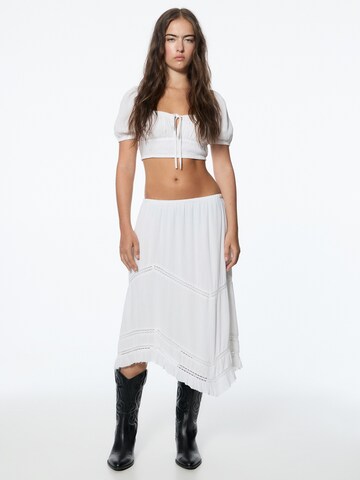 Pull&Bear Rok in Wit