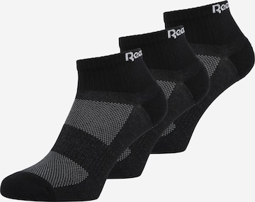 Reebok Sport Athletic Socks in Black: front