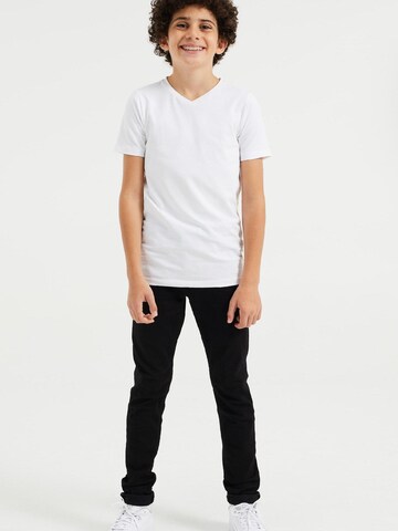 WE Fashion - Camiseta en blanco