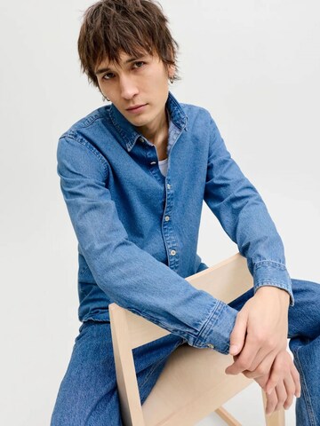 Jacks & Jones Regular Fit Hemd‌‌‌‌ in Blau