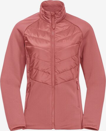 JACK WOLFSKIN Outdoor Jacket 'Luntal' in Red