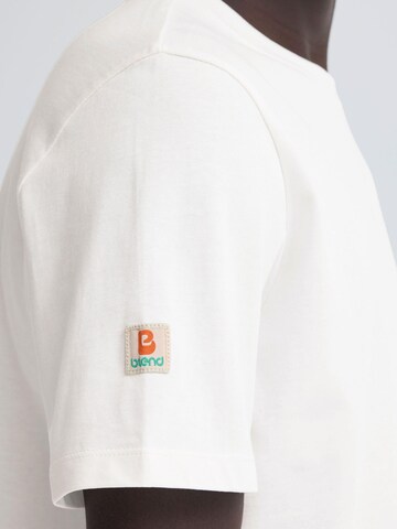 BLEND Rundhalsshirt ' BHSun ' in Weiß
