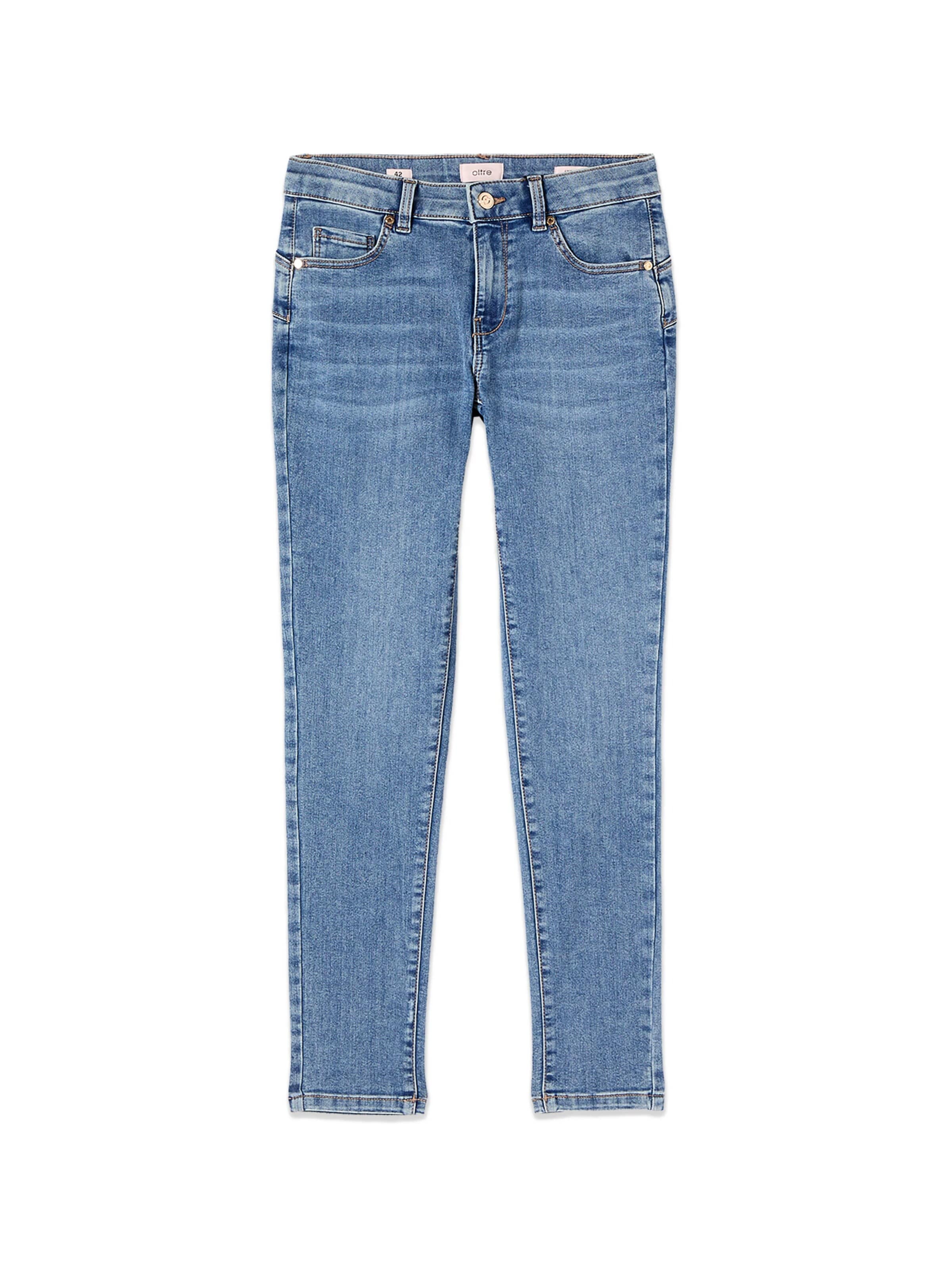 oltre Slimfit Jeans in Blauw: voorkant