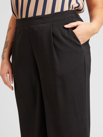 Vero Moda Curve - Loosefit Pantalón plisado en negro