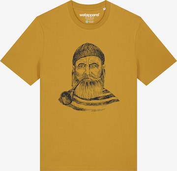 Maglietta 'Kapitän' di Watapparel in giallo: frontale
